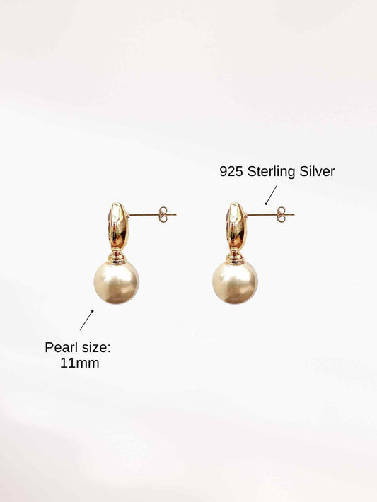 Pearl & Crystal Earrings