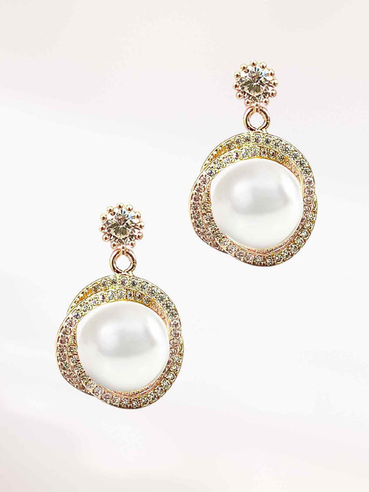 Pearl Earrings (Gold)