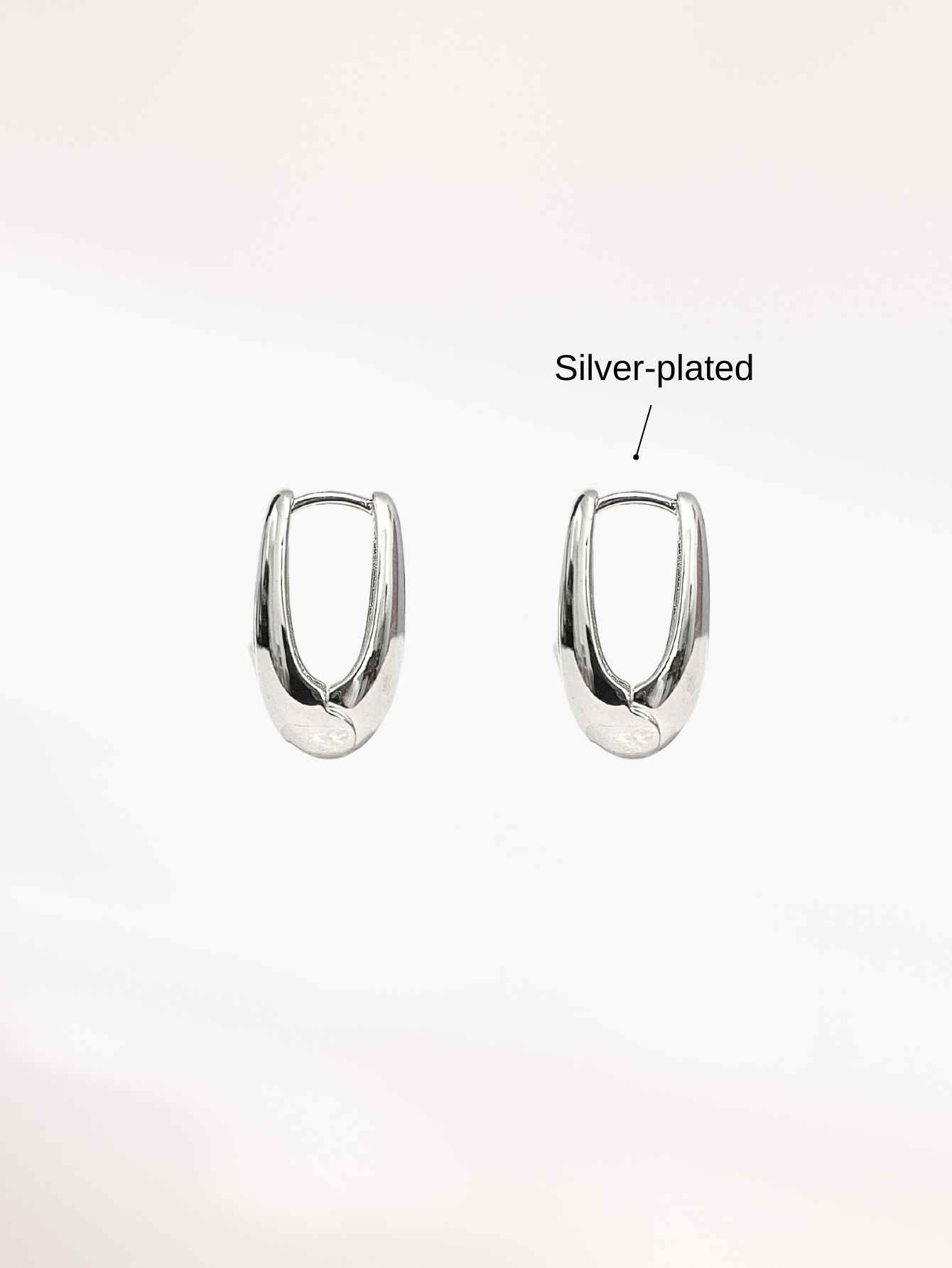 Silver Hoop Earrings