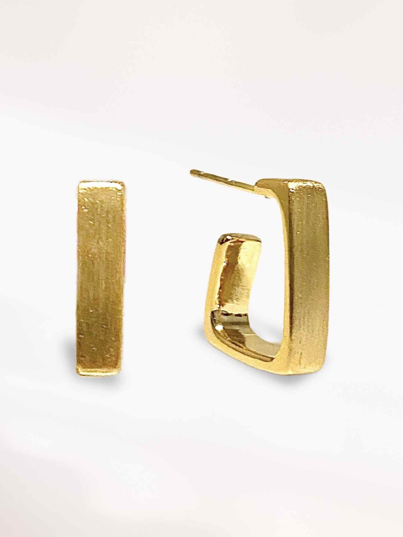 Matte Gold Earrings