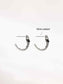 Silver Hoop Earrings