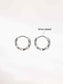 Silver Hoop Earrings