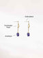 Freshwater Pearl & Amethyst Earrings