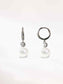Shell Pearl Hoop Earrings