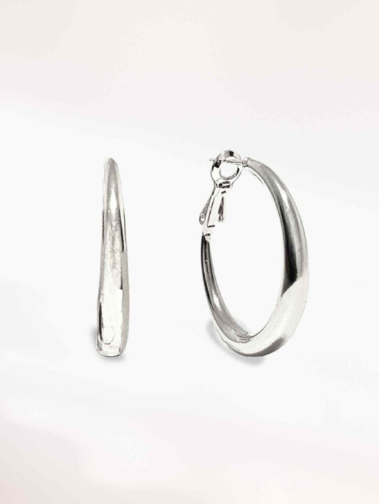 Silver Hoop Earrings