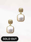 Square Pearl Earrings