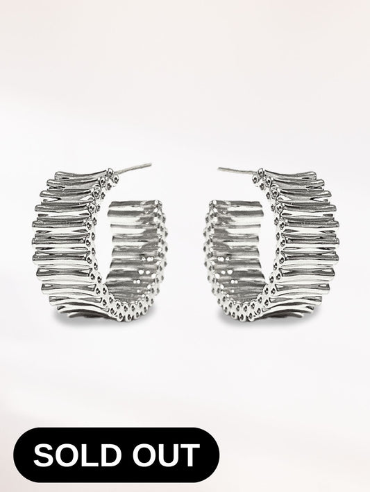 Silver Hoop Earrings