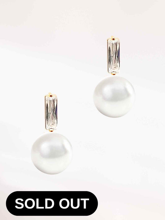 Pearl & Crystal Earrings