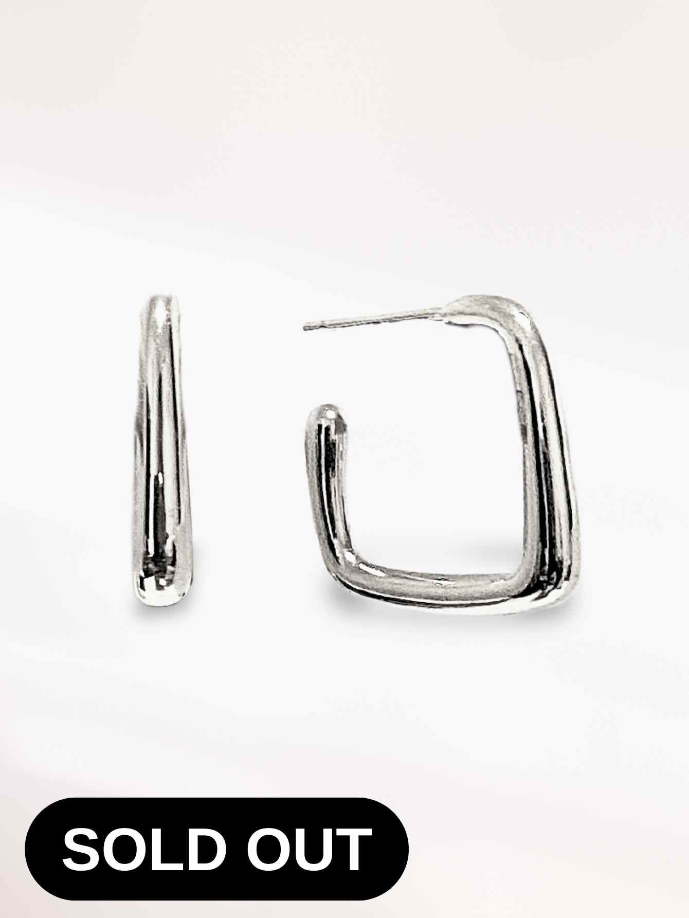 Silver Hoop Earrings