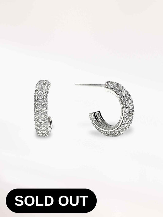 Silver Hoop Earrings