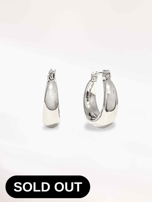 Silver Hoop Earrings