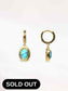 Turquoise Hoop Earrings