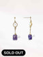 Freshwater Pearl & Amethyst Earrings