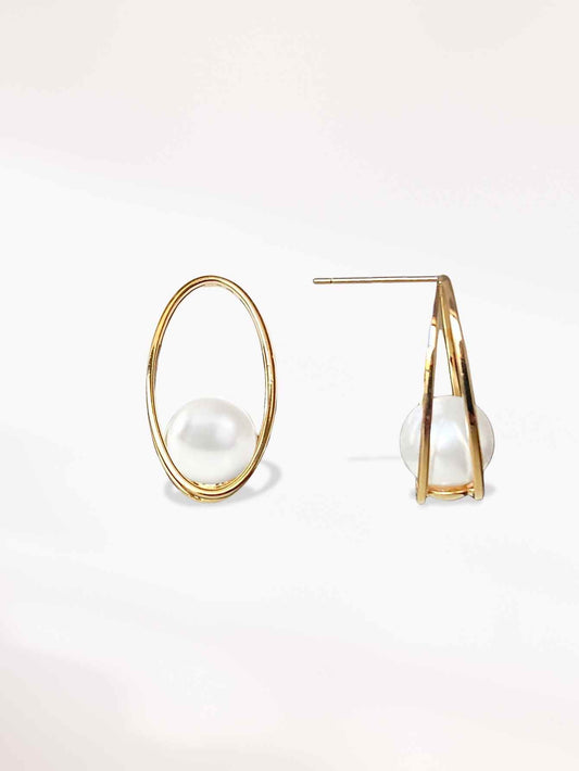 Shell Pearl Earrings