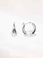 Shell Pearl Hoop Earrings