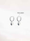 Shell Pearl Hoop Earrings