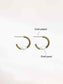 Shell Pearl Hoop Earrings